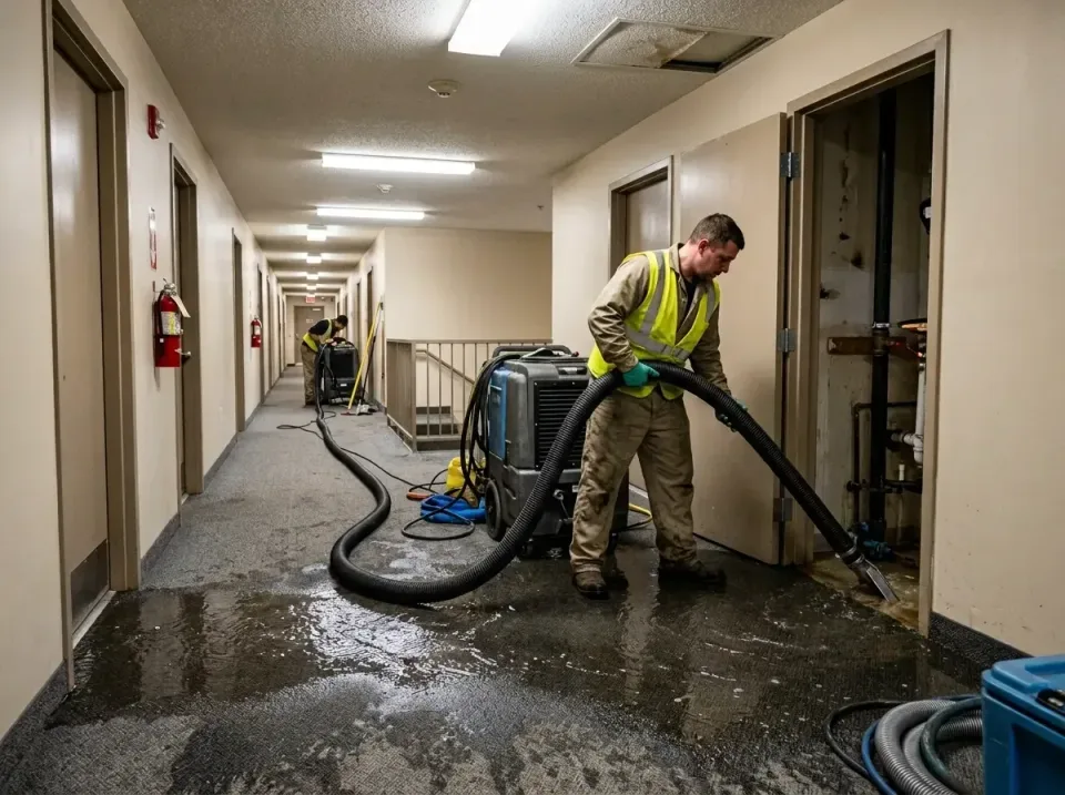 multi-unit-apartment-hallway-f-005 — frequently asked questions, Emergency Burst Pipe Water Extraction & Removal in Avon, OH